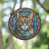 Cat Tabby Stained Glass Effect Suncatcher